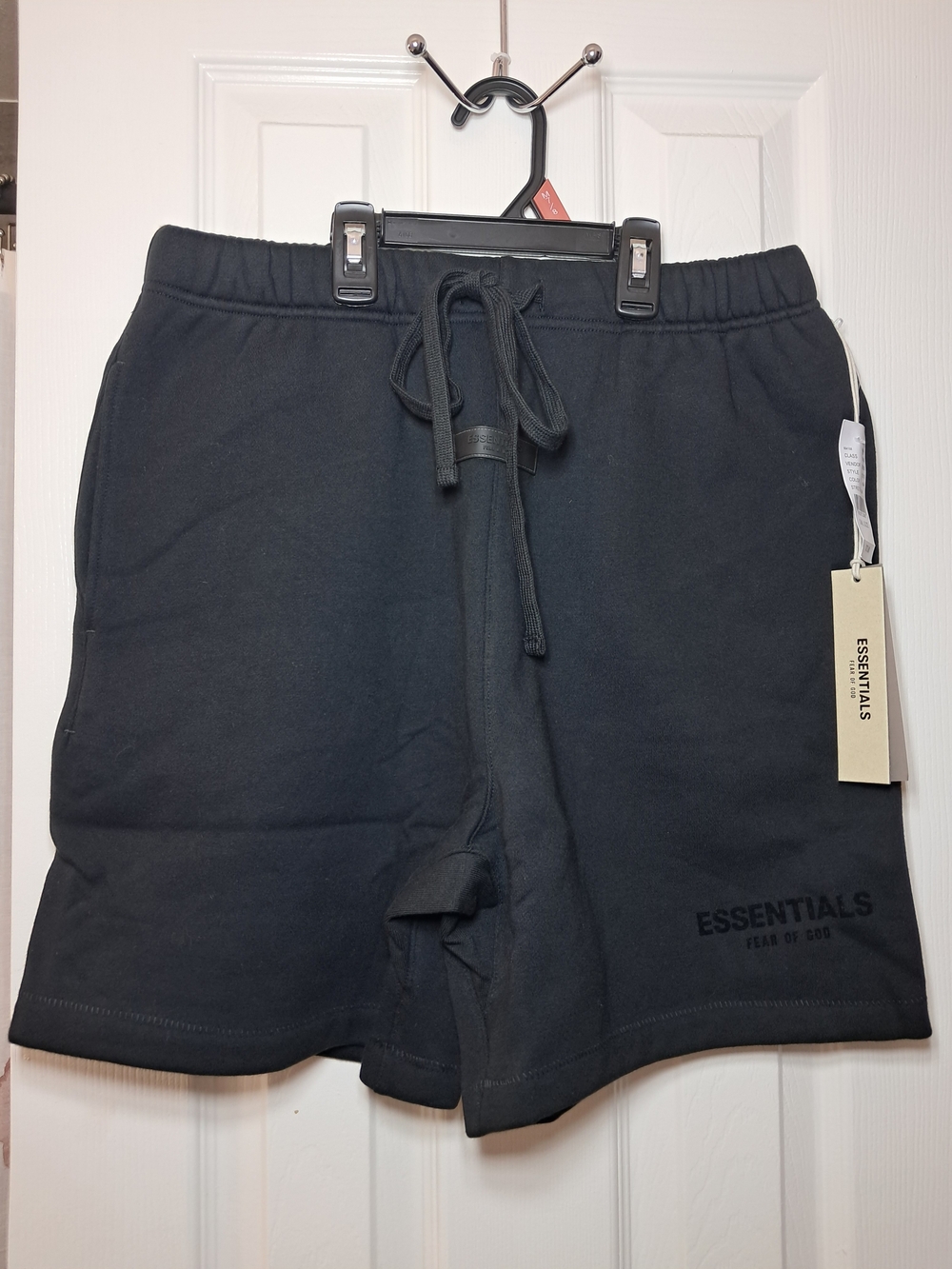 Essentials Fear Od God Black Men's Shorts